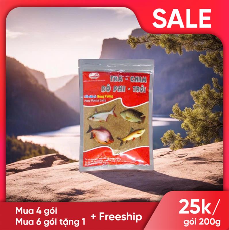 Mồi câu cá Rô phi (200g)